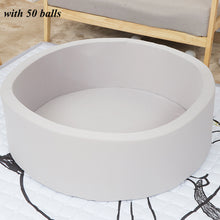 Load image into Gallery viewer, Infant Shining Sponge Ocean Ball Pool 5CM Thickness Fence Diameter 80CM/31IN Suede Ball Pool Anti-skid Indoor Game Pool