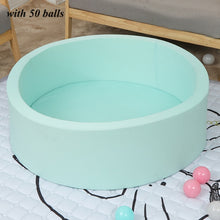 Load image into Gallery viewer, Infant Shining Sponge Ocean Ball Pool 5CM Thickness Fence Diameter 80CM/31IN Suede Ball Pool Anti-skid Indoor Game Pool