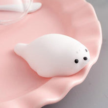 Load image into Gallery viewer, Squishy toys colorful change Antistress Ball cat/seal/fox/pig/sun Squeeze cute Amimal squishes slow rising Stress Relief Kawaii
