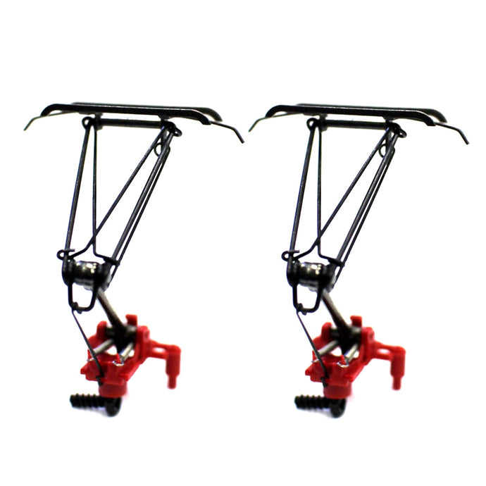 2Pcs/set 1:87 HO Scale Train Electric Traction Pantograph Train Arm Bow For Sand Table Model